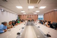 FMF e clubes apresentam demandas do futebol mato-grossense ao presidente da ALMT