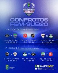 Mato-grossense Feminino Sub-20 estreia com nove jogos na primeira fase