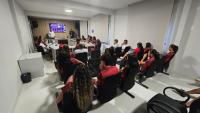 CEOV recebe orientações sobre regras do jogo antes da estreia no estadual feminino