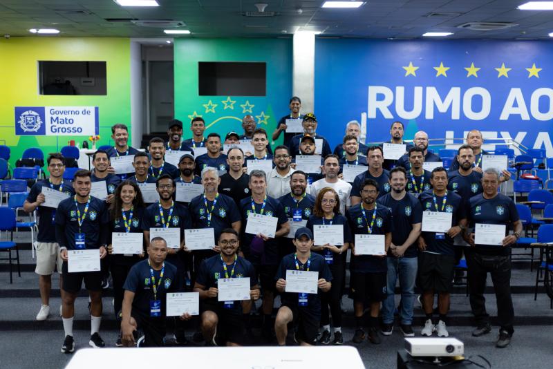 FMF, CBF e CONMEBOL realizam capacitação em preparação física no futebol em Mato Grosso